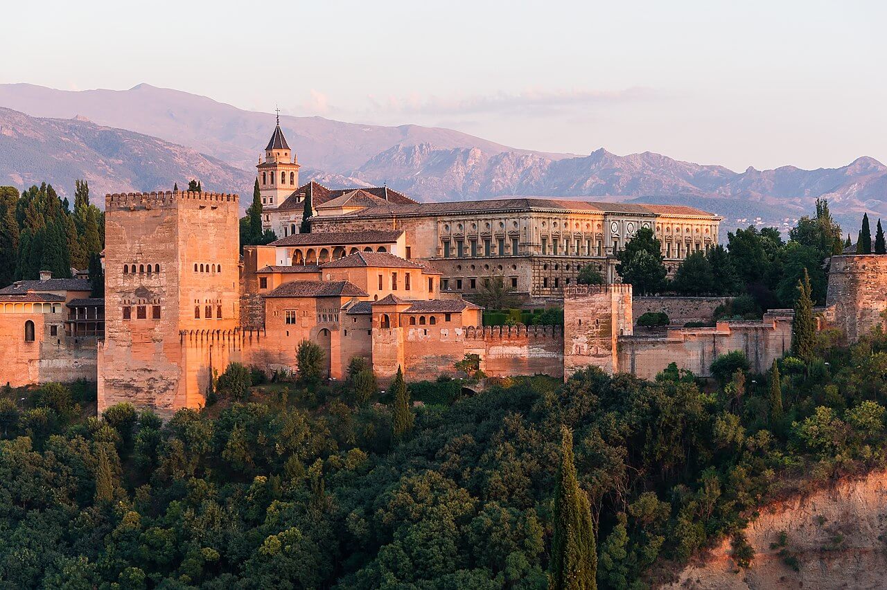 Dawn Charles V Palace Alhambra Granada Andalusia Spanish Castles Royal History 